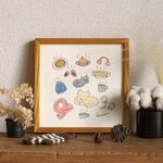 「あたたかいもの」20cm角ポスター