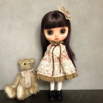 《ミディサイズ》花柄ワンピース　#ミディブライス
