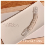 ゴム入り肩紐ずり落ち防止クリップ　ナチュラルカス残し