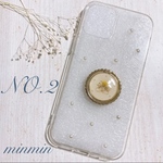 押し花スマホケース&スマホリング