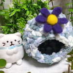 8.ハムスターちぐら(中★フラワー)