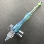 青と緑のガラスペン（4）