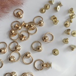 【10セット】トチカン　ネジ式　gold