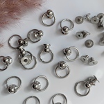 【10セット】トチカン　ネジ式　silver