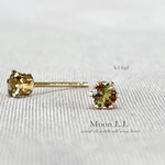 【希少石】再入荷！　k14gf アンダル(アンダリュウ)サイトのプチスタッドピアス