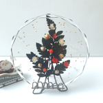 クリスマスツリーのアクセサリートレイ(コースター)