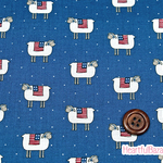 USAコットン(110×50) moda Prairie Days プレイリーフレンズ ブルー  生地 布