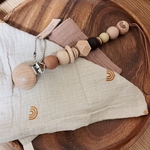 おしゃぶりホルダー　⭐︎イニシャル可⭐︎ handmade 色変更、ギフト