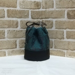 送料無料《mina perhonen》ハンドメイド＊landtheater×tambourine＊きんちゃくバッグ