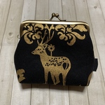 ＊SALE＊【animal pattern】がま口ポーチ L