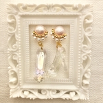 ❤️再販②❤️ ガラスの靴のピアス　イヤリング　