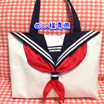 【M様専売】セーラートート(白×赤×花札)