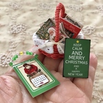 赤いバスケットのクリスマス絵本セット＊アドベントカレンダーとクリスマスサインプレート付き