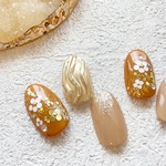 ネイル/ネイルチップ/成人式ネイル/ネイル　チップ/ニュアンスネイル/お花ネイル/結婚式/前撮りネイル/前撮り　ネイルチップ/成人式ネイル/和柄ネイル/ミラーネイル/ニュアンスミラーネイル