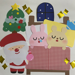 クリスマス壁面