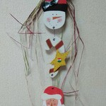 ★送料無料★トールペイント　クリスマス飾り～３連オーナメント　