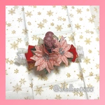 【クリスマスリボン : pink🎄】リボンチョーカー/首輪/犬/猫/christmas
