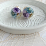 2way flower ピアス