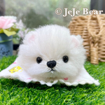 寝そべりクマちゃん(耳ピンク)