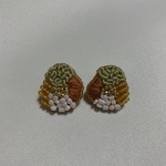 枯葉ピアス✨