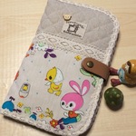 可愛い♥ルシアンレトロ通帳・母子手帳ケース♥カード入・お薬手帳にも