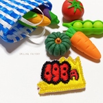 【刺繍・ビーズ】特売498円のブローチ