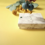 Bullbe no.1 ~Blue bleuet Earring(Pierce)