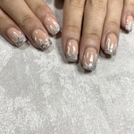 ラメキラファイヤーネイル
