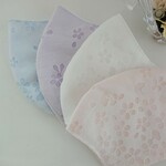 🈹(Ｂタイプ)4枚セット桜オーガンジーマスク 