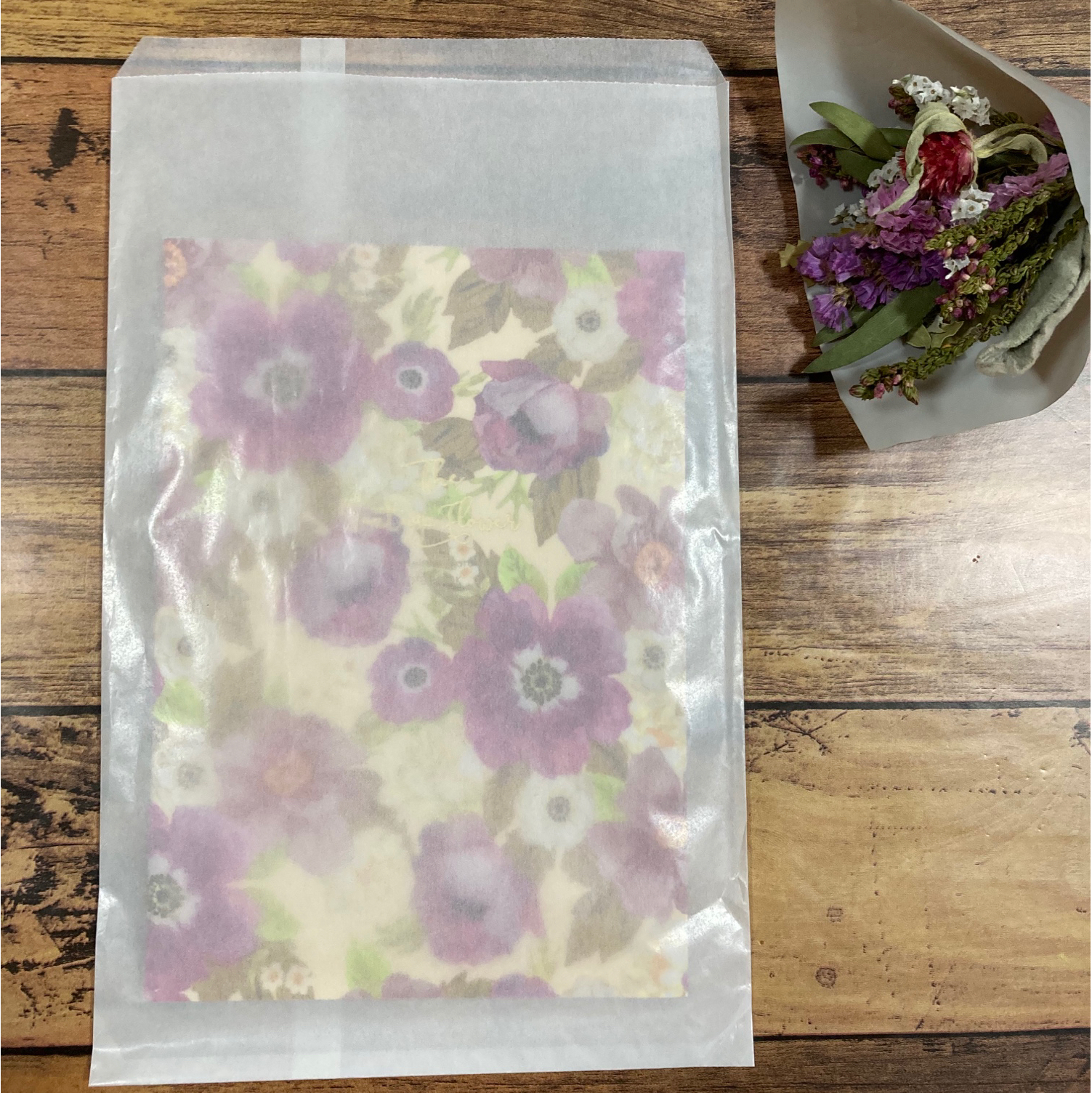 ハンドメイド　グラシン紙　袋　造花 グラシン平袋 40枚 - APON1763'S GALLERY | minne byGMOペパボ 国内