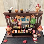 オーダー作品☆こねこね　樹脂粘土　ころころ団子茶屋　猫　和菓子