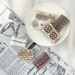 ［単品］mini Indian embroidery ribbon clip