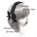ノクトリシェス＊英国風ゴシックデビルヘッドドレス【悪魔の角シリーズ】
