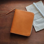 【SALE】革のほぼ日手帳カバー（キャメル・ファスナータイプ）