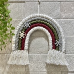 マクラメレインボー🎄クリスマス🎄