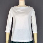 きれいめのシンプルTシャツ＊白