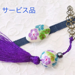 帯留め・帯飾りセット〜お花畑