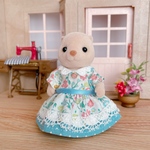 シルバニアお母さん服＊花柄＊ワンピース＊
