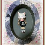 ミディブライス用ネコ帽子
