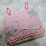 移動ポケット　ユニコーン　星　ピンク