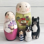 ❤︎ koara0810様専用 ❤︎5個組マトリョーシカ
