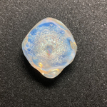 【JINガラス 気まぐれ試作室】光の石 氷山のカケラ シルバー オパール入り