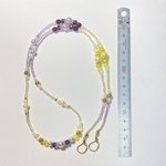 【ちい様専用】パープル×イエローのマスクチェーン💜💛
