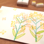 【再販】菜の花はんこ