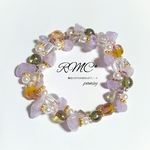 RMC*パンジー ラベンダーアメジスト 心を穏やかに。パワーストーンブレス