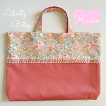 入園入学🎀リバティ レッスンバッグ🎀ベッツィ ※さくらんぼアイロンシールオプション🍒