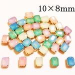 【オパール色】ビジュー用アクリル製　１０個
