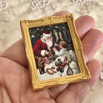 クリスマス特集＊アートフレーム（ゴールド）＊いい子にしていたね
