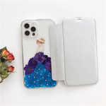 青紫のドレス 選べる5色 手帳型スマホケース iPhone13Pro iPhone12 iPhoneSE2 iPhoneケース 