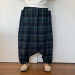 SALE フランネルのサルエルパンツ